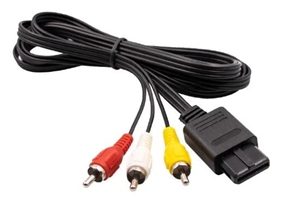 Premium RCA TV kabel til disse PAL konsoller (SNES, N64 og GameCube)